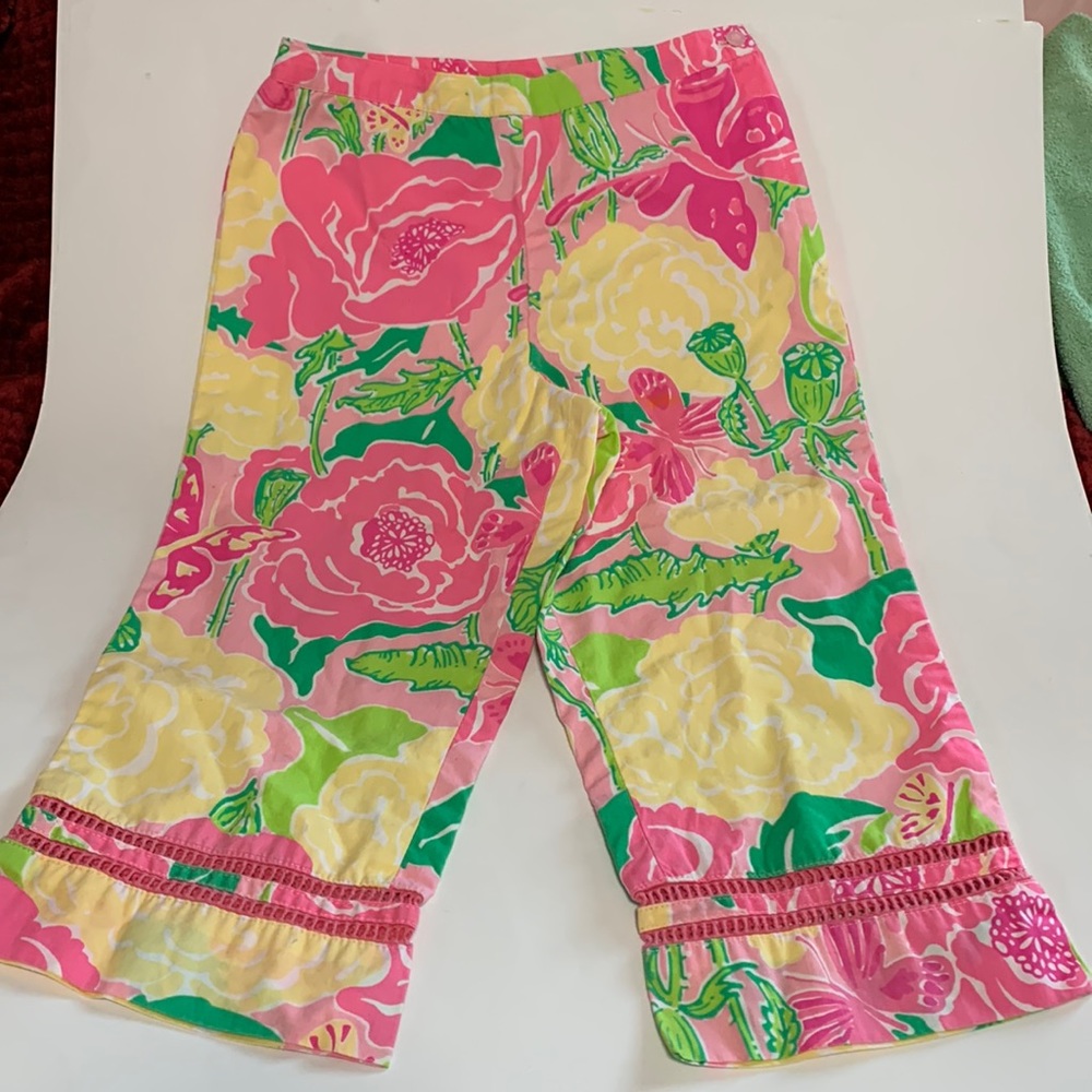 Lily Pulitzer girls capri pant size 7